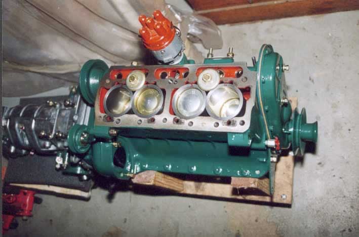 Vue interne d'un moteur 904 cc
